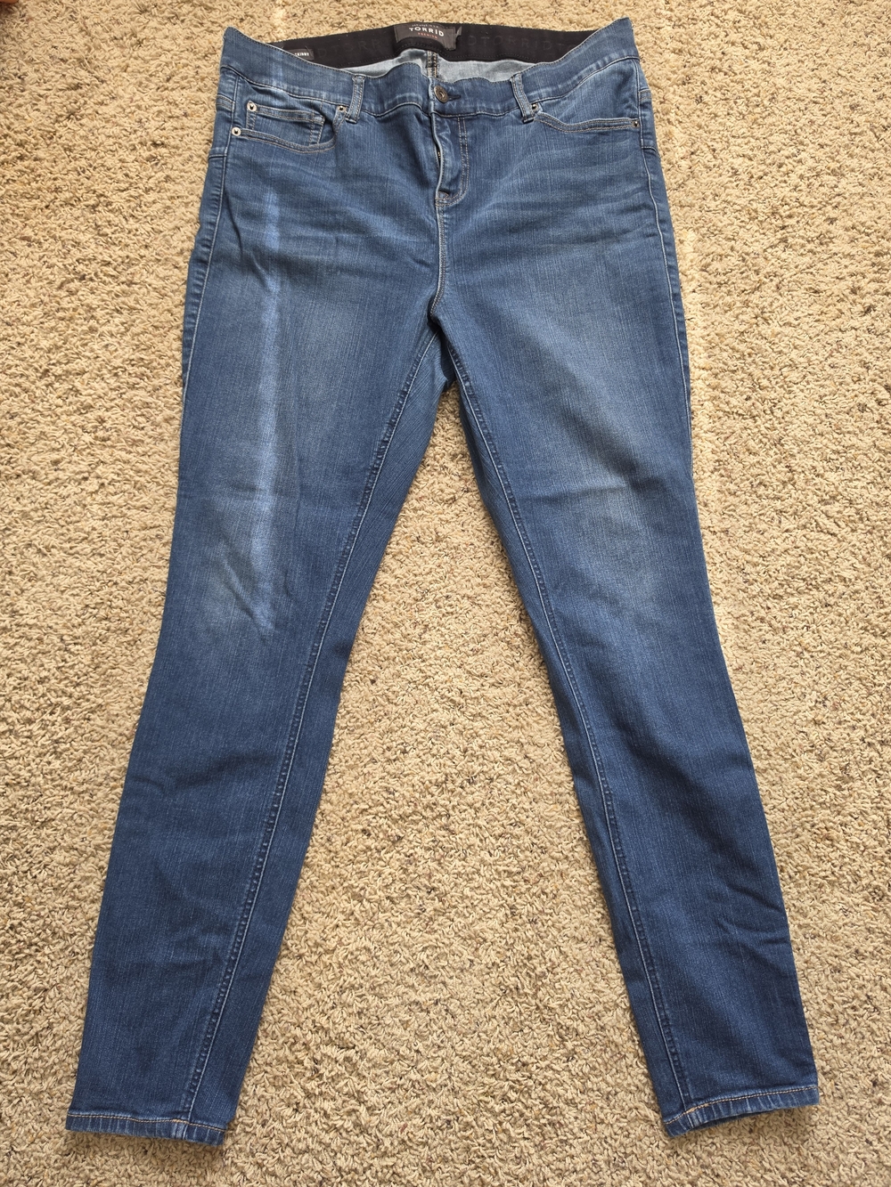 Torrid Bombshell Blue Skinny Jeans